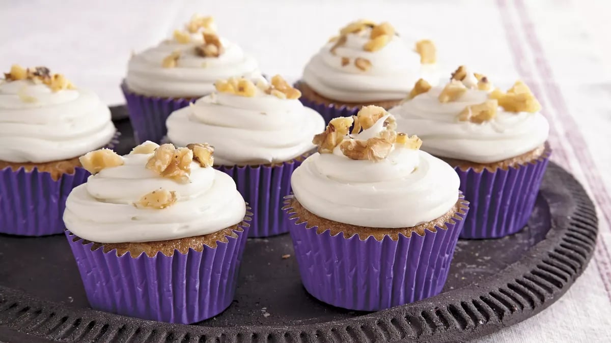 Maple Walnut Cupcakes