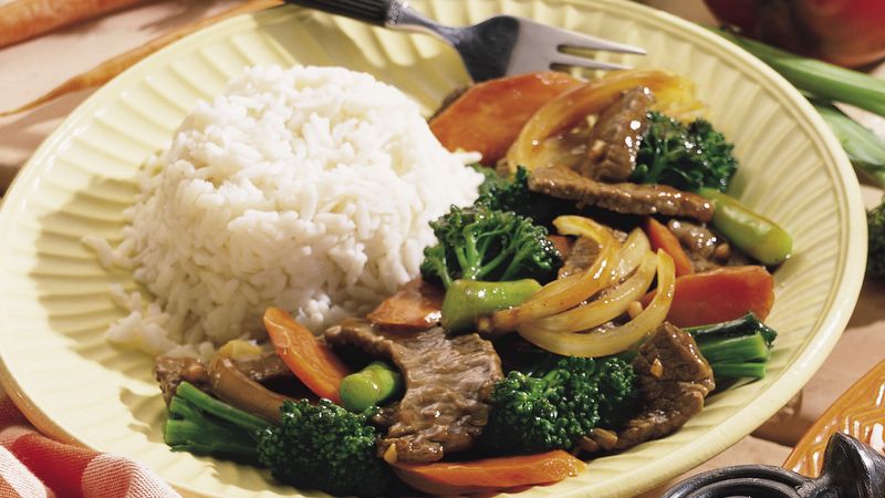 Broccolini™ and Beef Stir-Fry