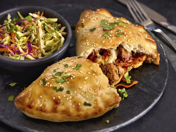 Asian Meatball Calzone