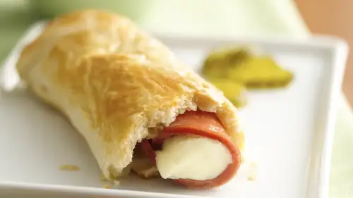 Bologna and Cheese Crescent Rolls
