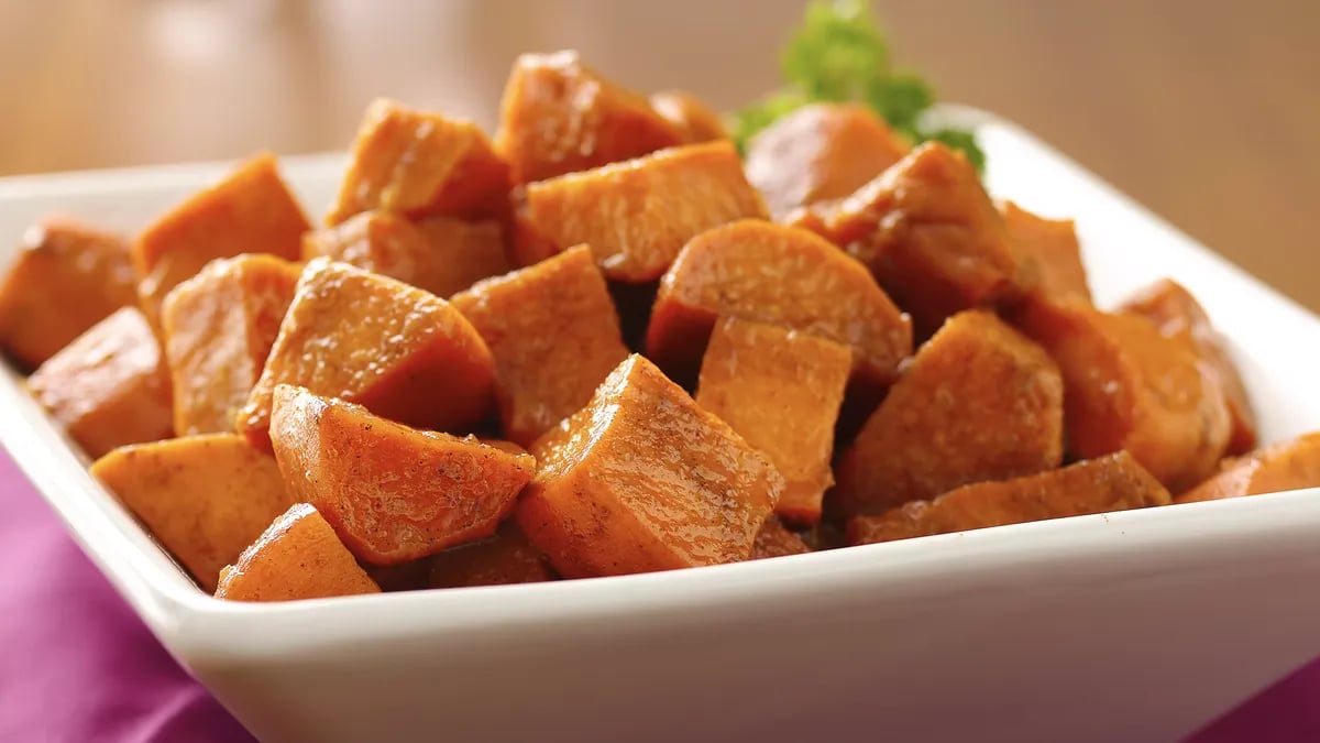 Sweet Potatoes with Cinnamon Honey