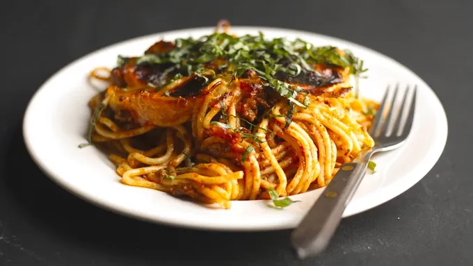 Easy Baked Spaghetti