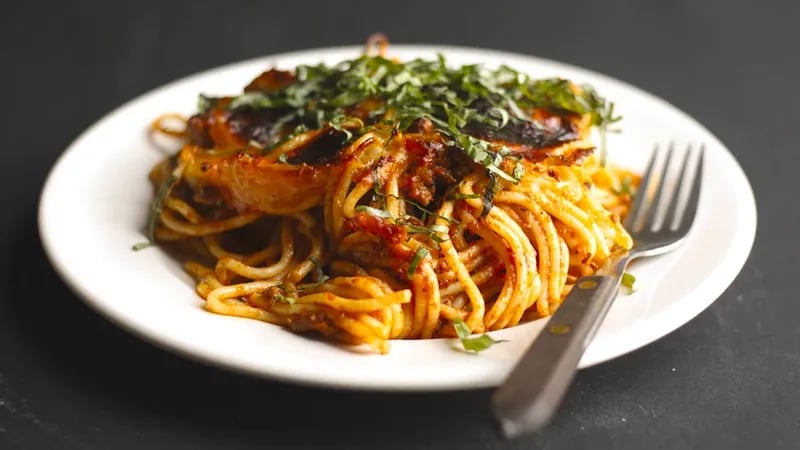 Easy Baked Spaghetti