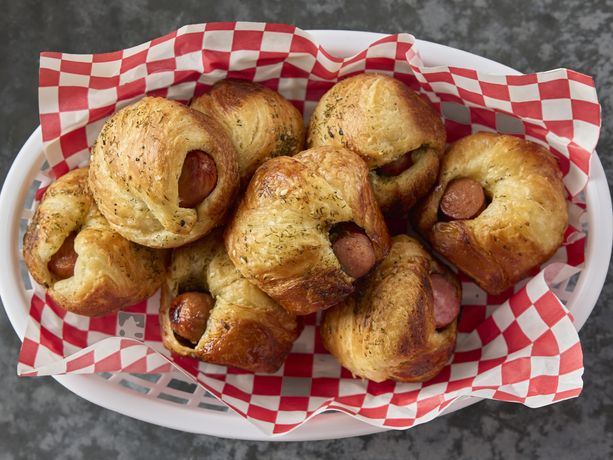 Hot Dog Cruffins