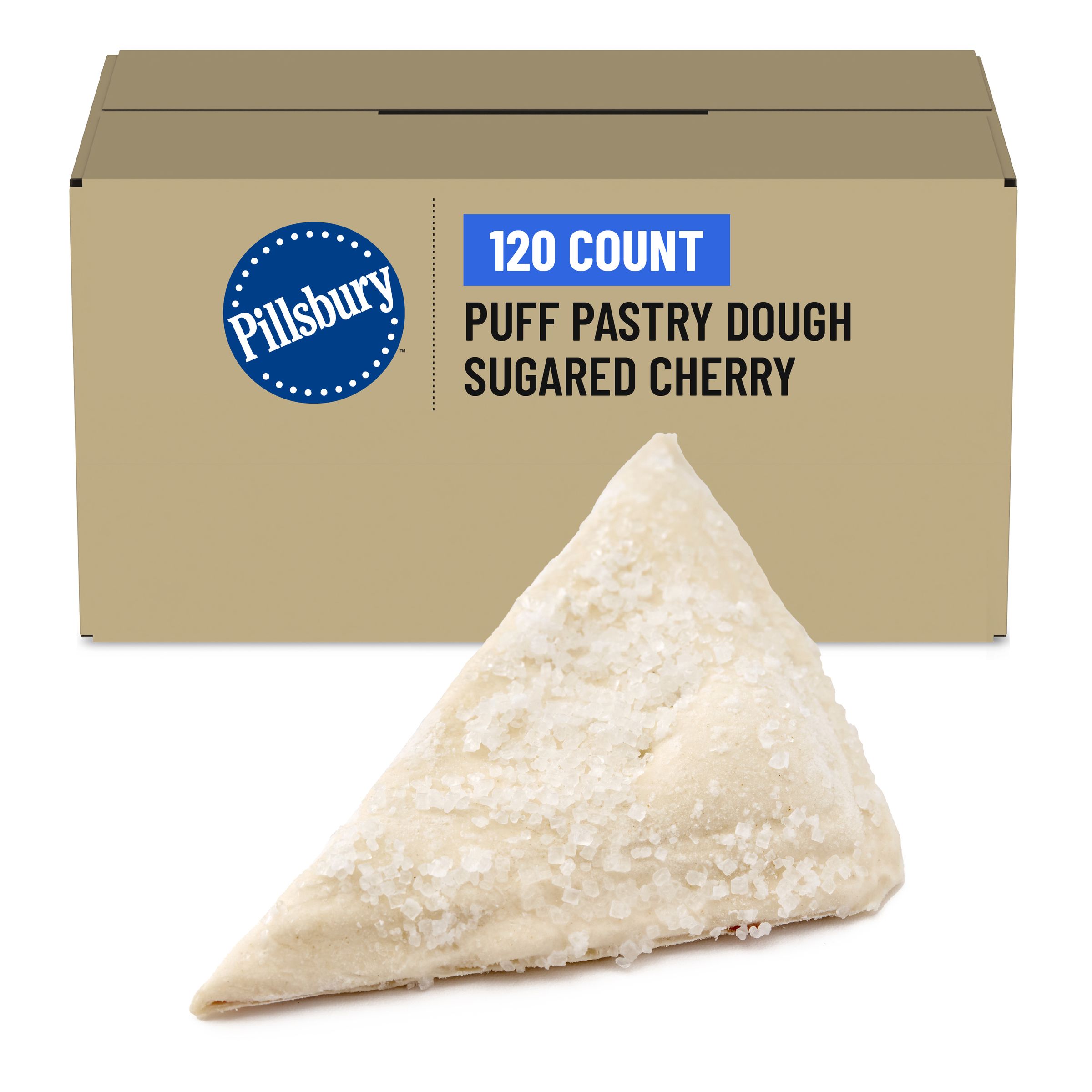  Case Optimized Hero Pillsbury(TM) Frozen Turnover Dough Sugared Cherry (120 ct) 2.5 oz