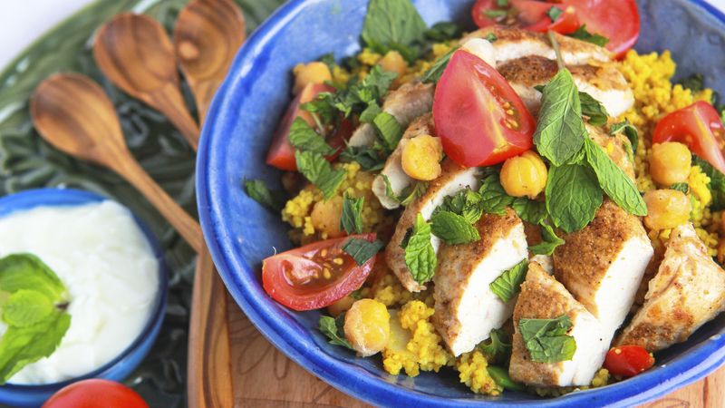 Easy Chicken and Couscous Skillet