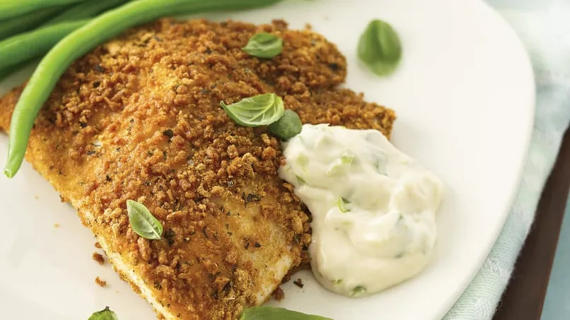 Crunchy Baked Tilapia