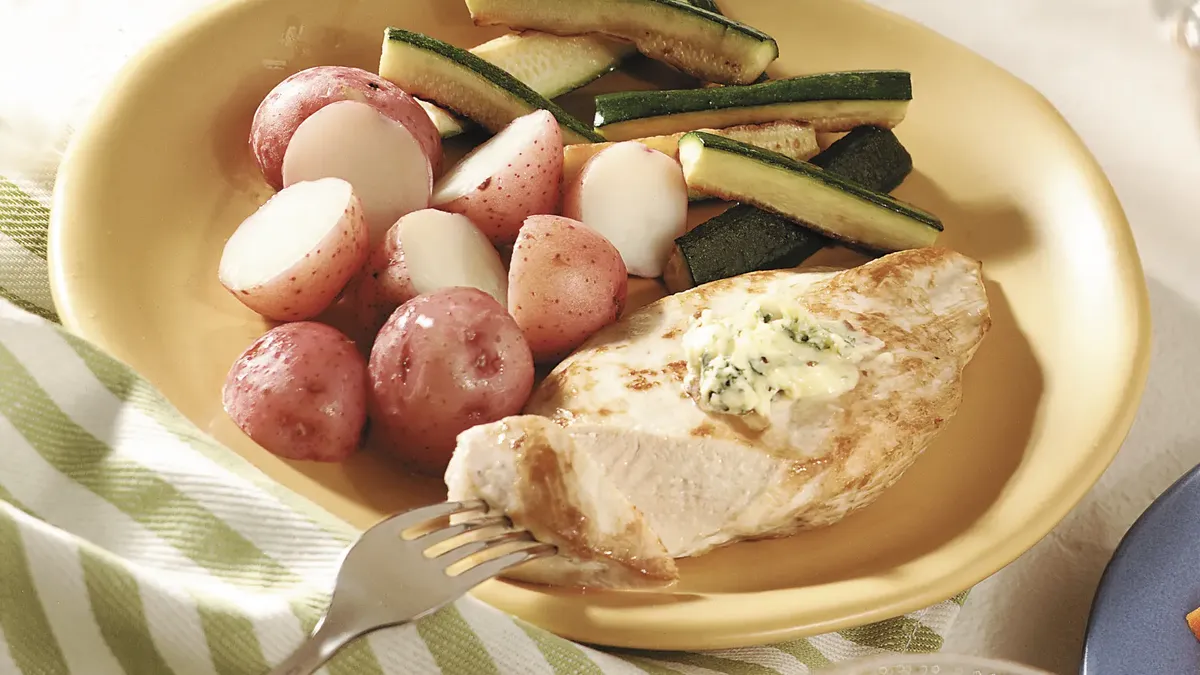 Chicken with Parsley-Garlic Butter