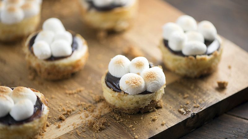 S’mores Mini Cheesecake Cups
