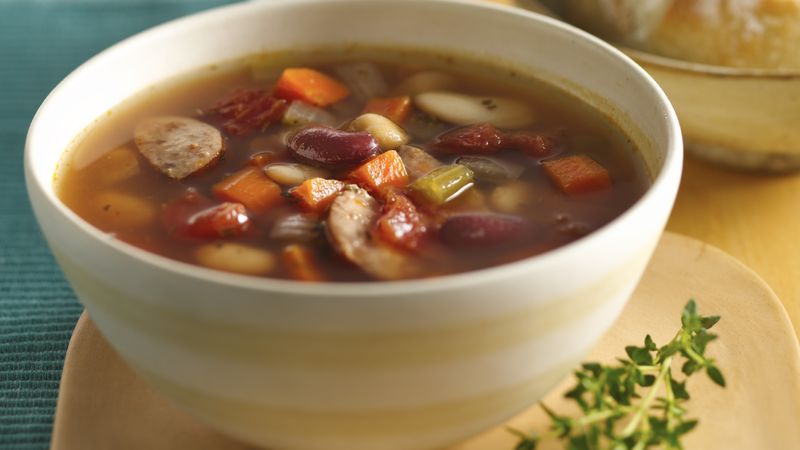 Easy Bean and Kielbasa Soup
