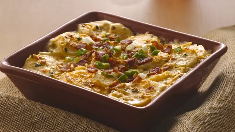 Bacon-Topped Loaded Potatoes