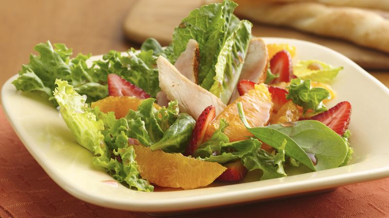 Strawberry-Orange Chicken Salad