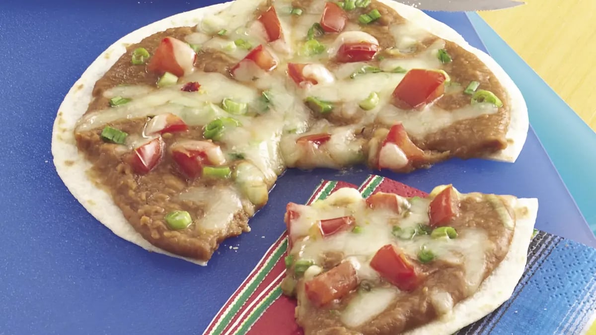 Mexican Bean Pizzas