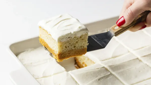 Pumpkin Layered Magic Cake