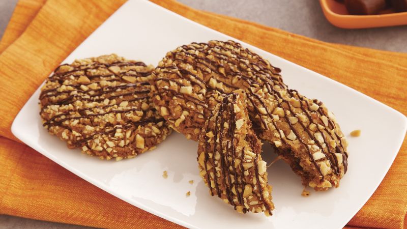 Peanut Caramel Mystery Cookies