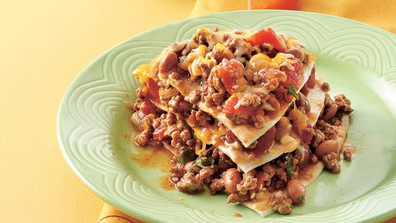 Mexican Layered Tostada