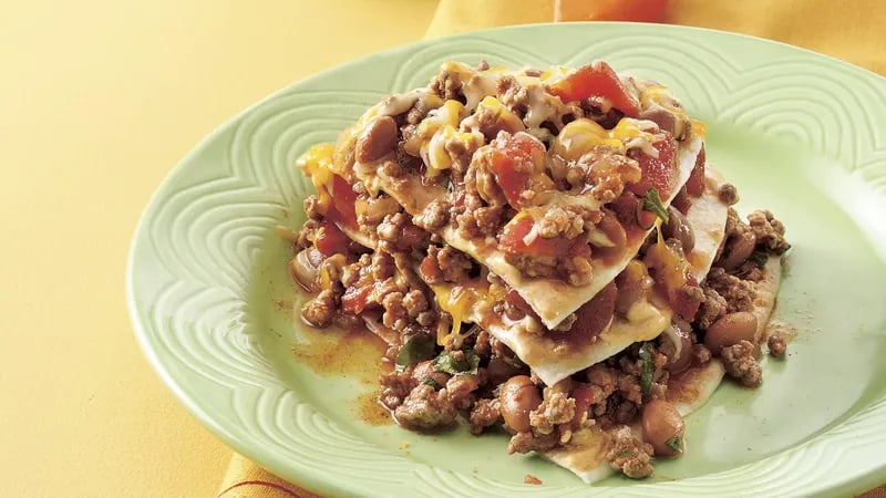 Mexican Layered Tostada