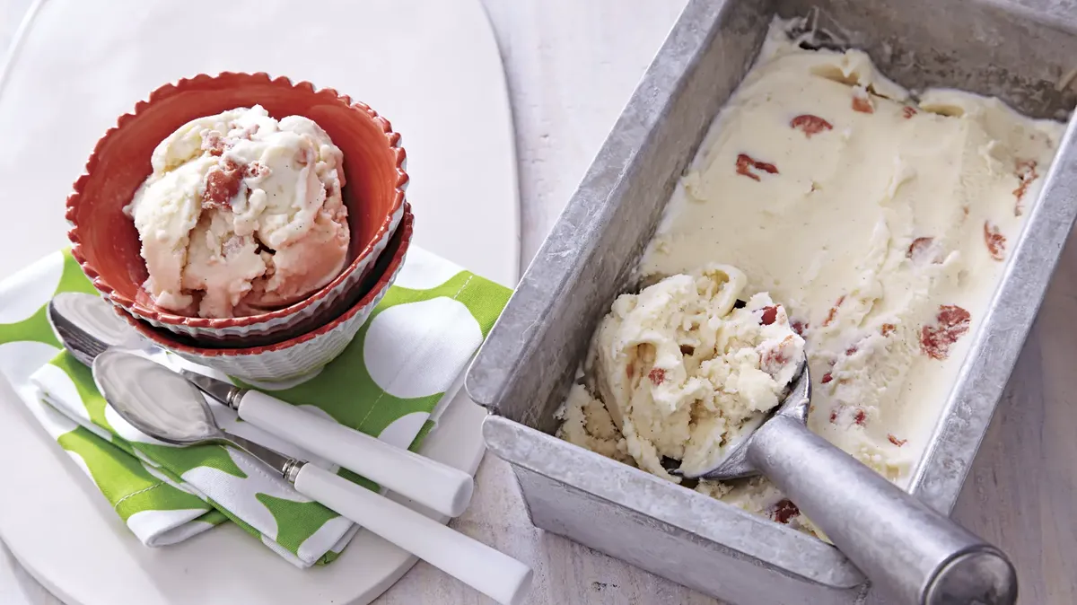 Cherry-Bourbon Ice Cream