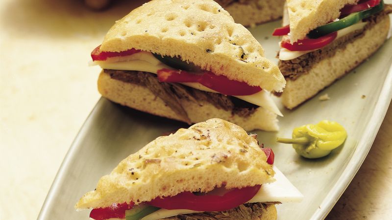 Easy Italian Beef Sandwiches