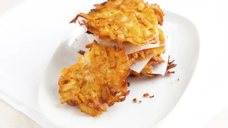 Sweet Potato-Apple Latkes