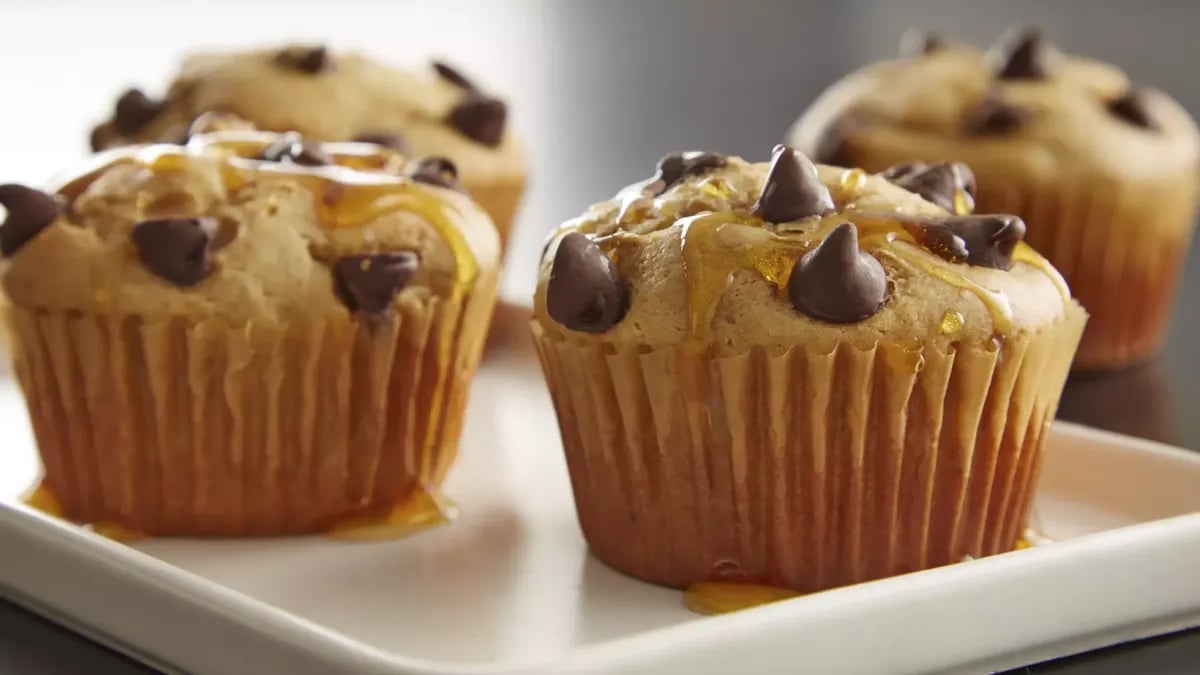 Peanut Butter Pancake Muffins