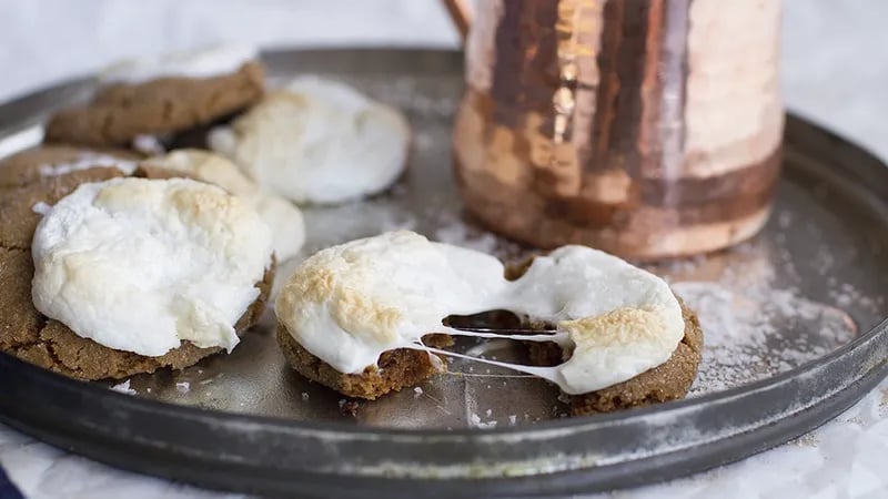 Hot Cocoa Gingersnaps