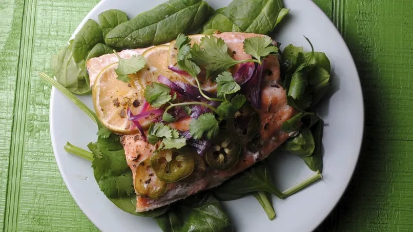 Spicy Salmon en Papillote