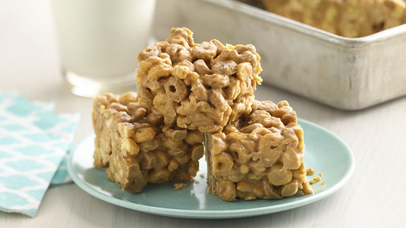 No-Bake Peanut Butter-Cereal Bars