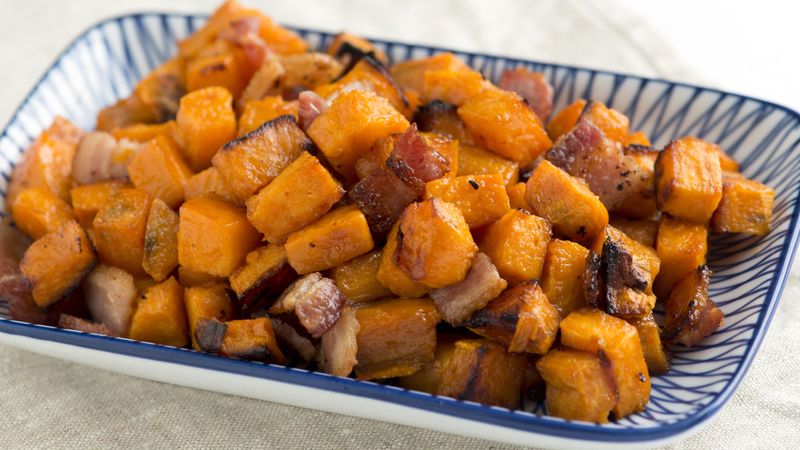 Bacon Roasted Sweet Potatoes