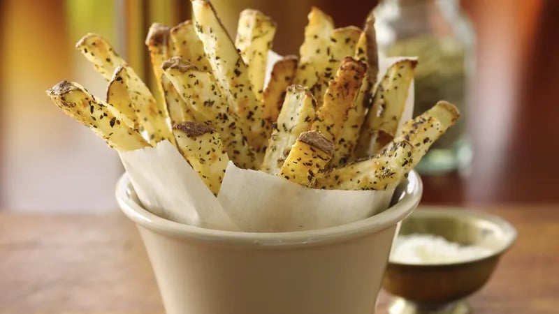 Baked Basil Fries