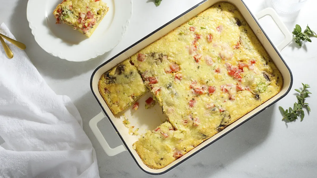 Cheesy Sausage and Egg Bake
