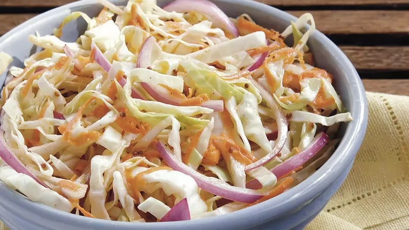 Tangy Mustard Coleslaw