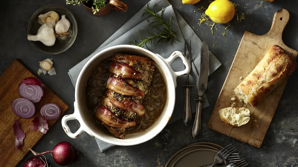 Porchetta with Bacon
