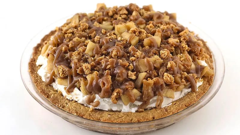 Apple Crisp Ice Cream Pie