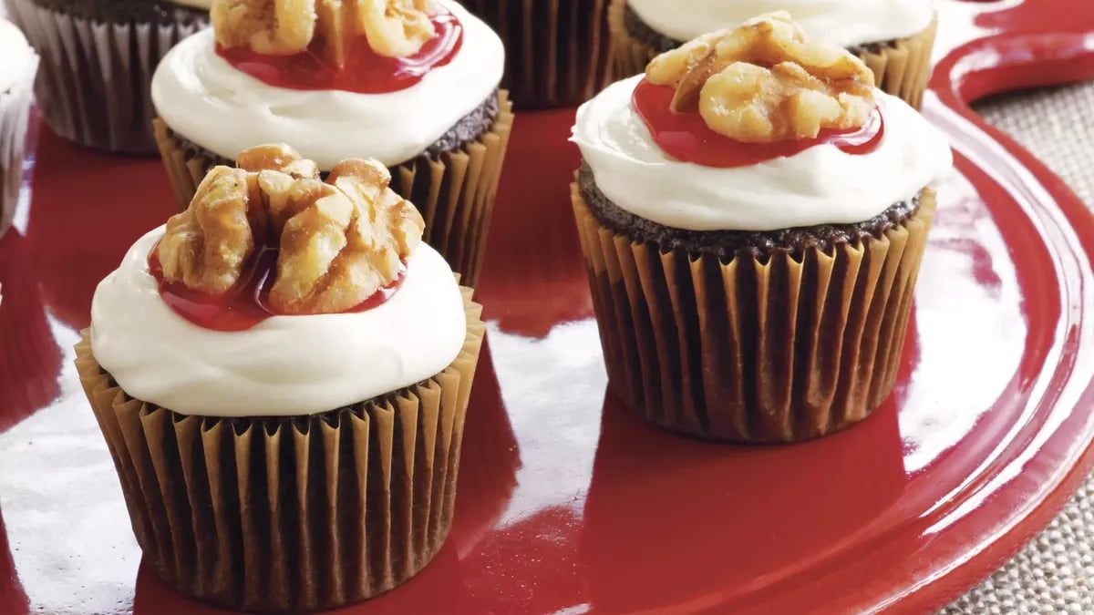 Mini Brain Cupcakes