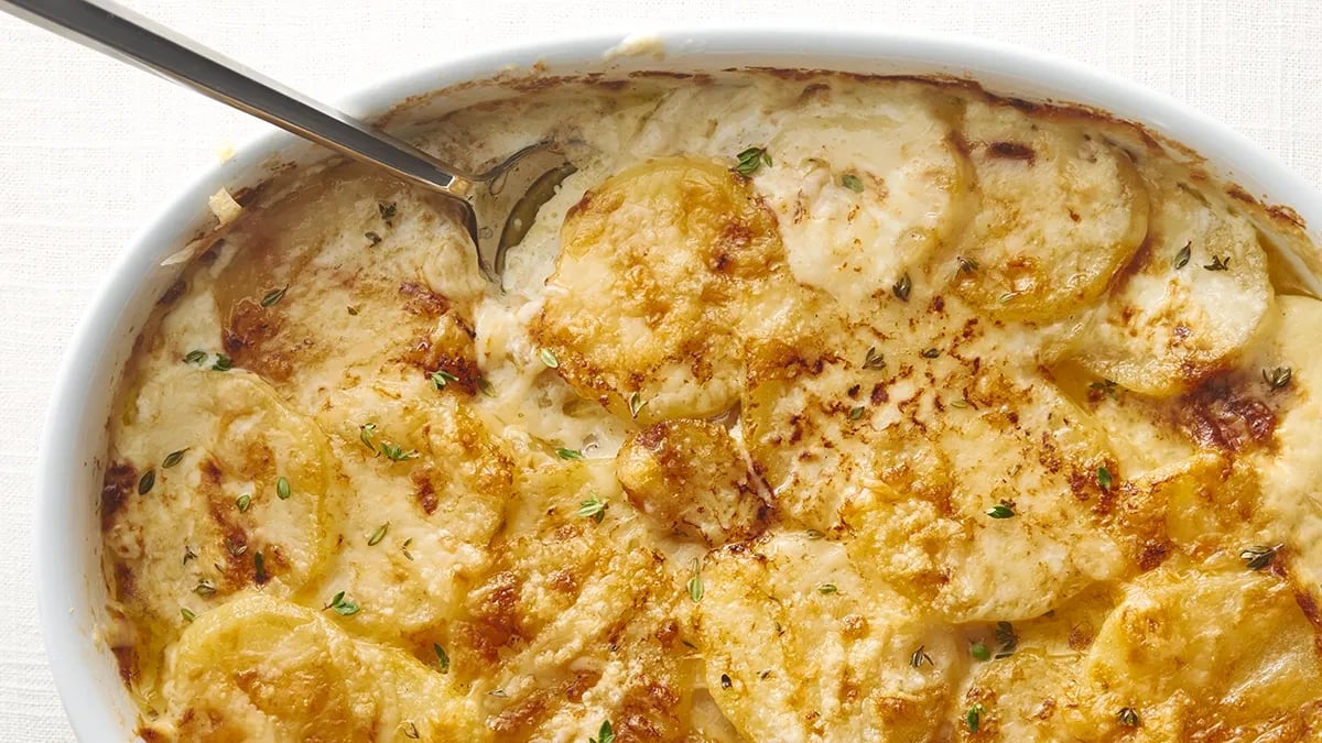 Caramelized Onion Scalloped Potatoes