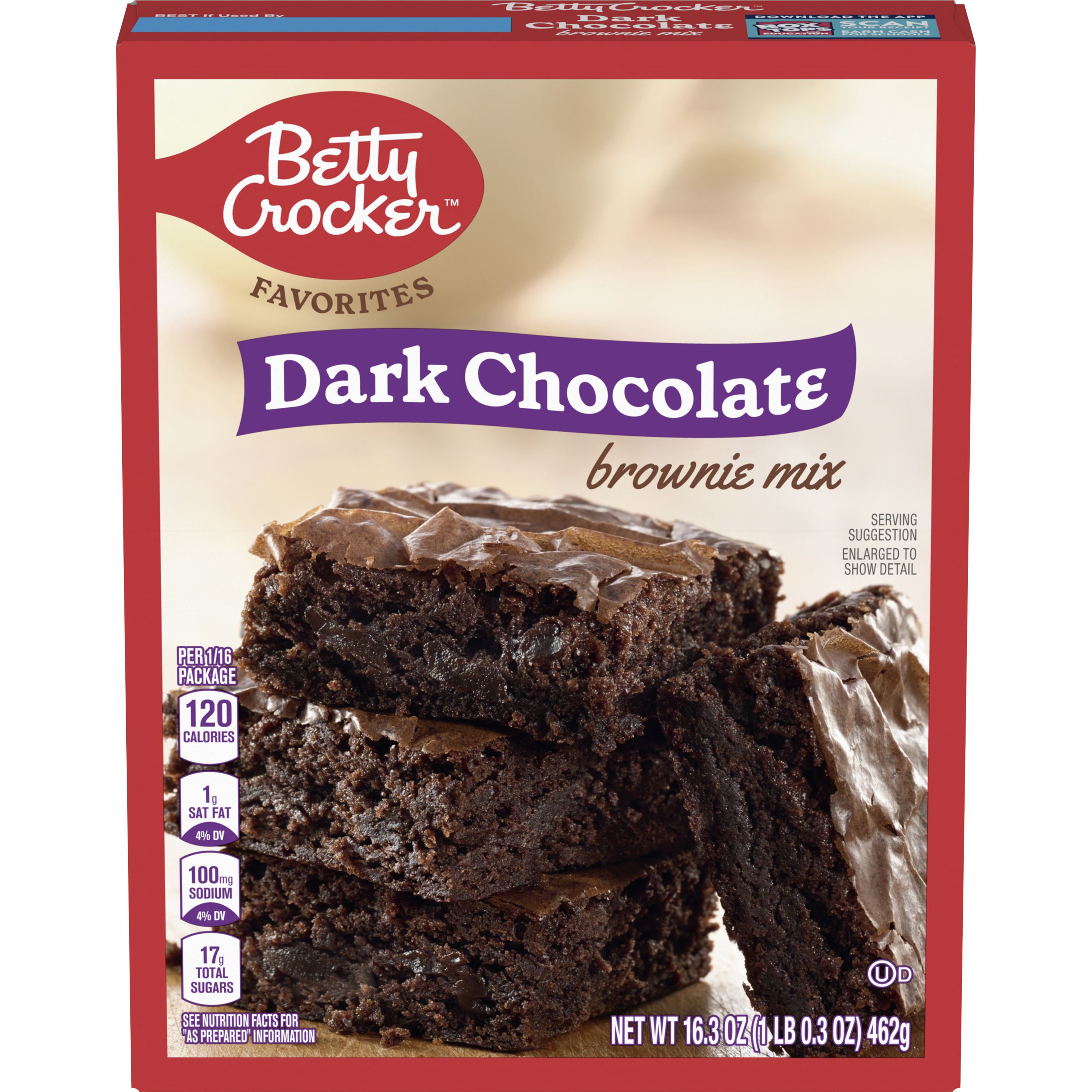 Betty Crocker Favorites Dark Chocolate Brownie Mix, 16.3 oz. - Front