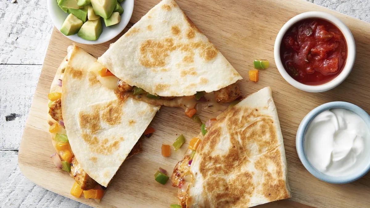 Chicken Fajita Quesadillas