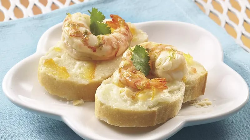 Citrus-Marinated Shrimp Canapés