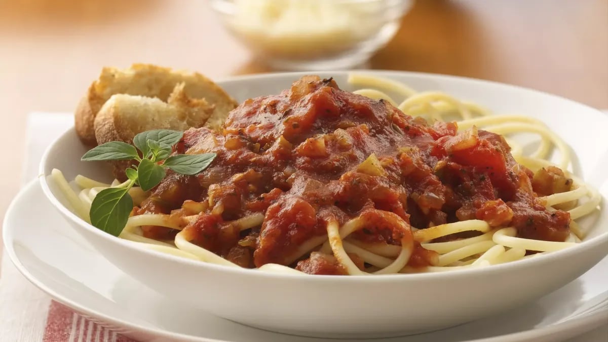 Spaghetti with Marinara Sauce