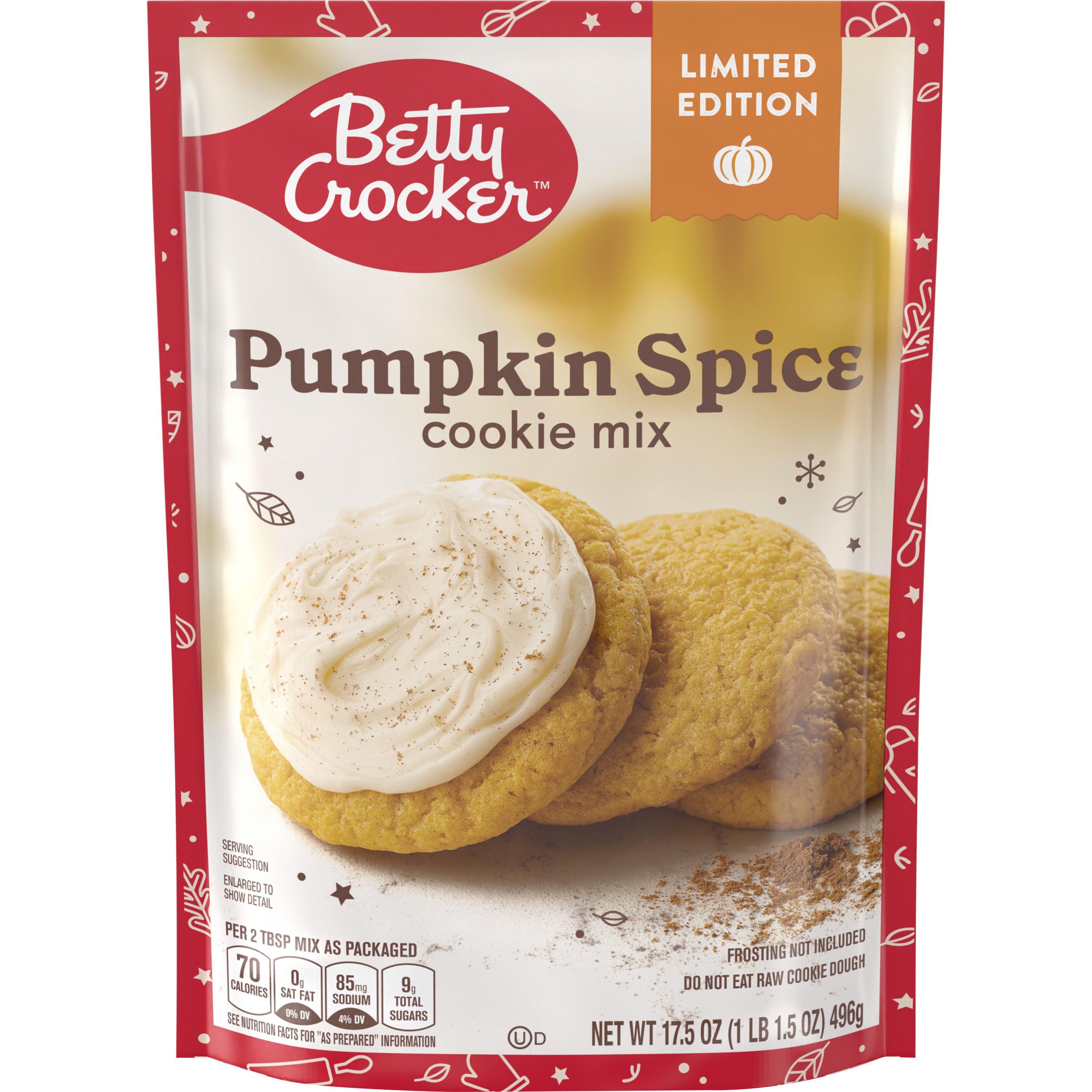 Betty Crocker™ Limited Edition: Pumpkin Spice Cookie Mix - Front