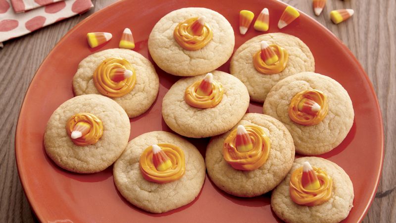 Melting Candy Corn Cookies