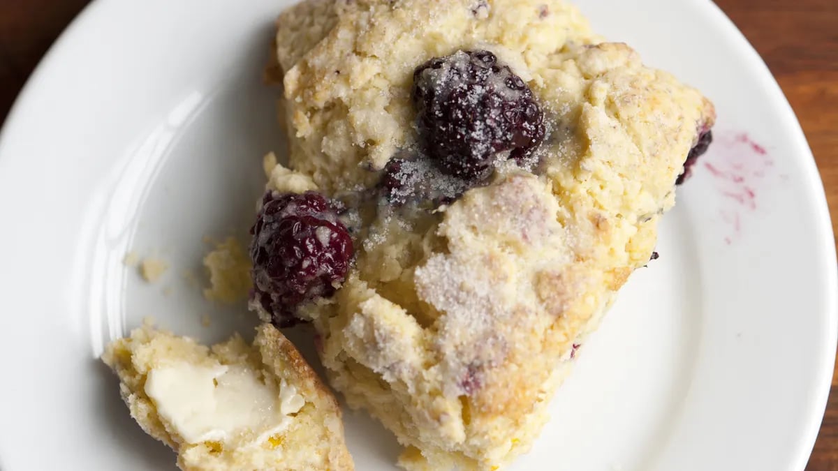 Blackberry-Lemon Scones