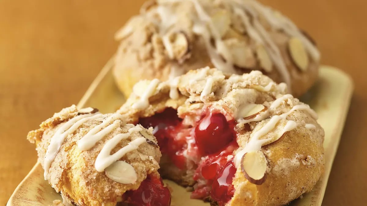 Cherry-Almond Streusel Danish