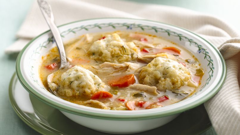 Sopa de Pollo y Verduras con Dumplings de Quínoa