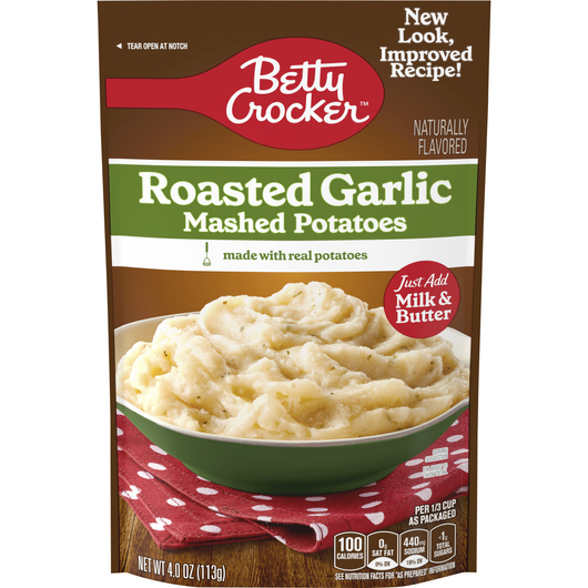 Betty Crocker Roasted Garlic Mashed Potatoes 4 oz. BettyCrocker