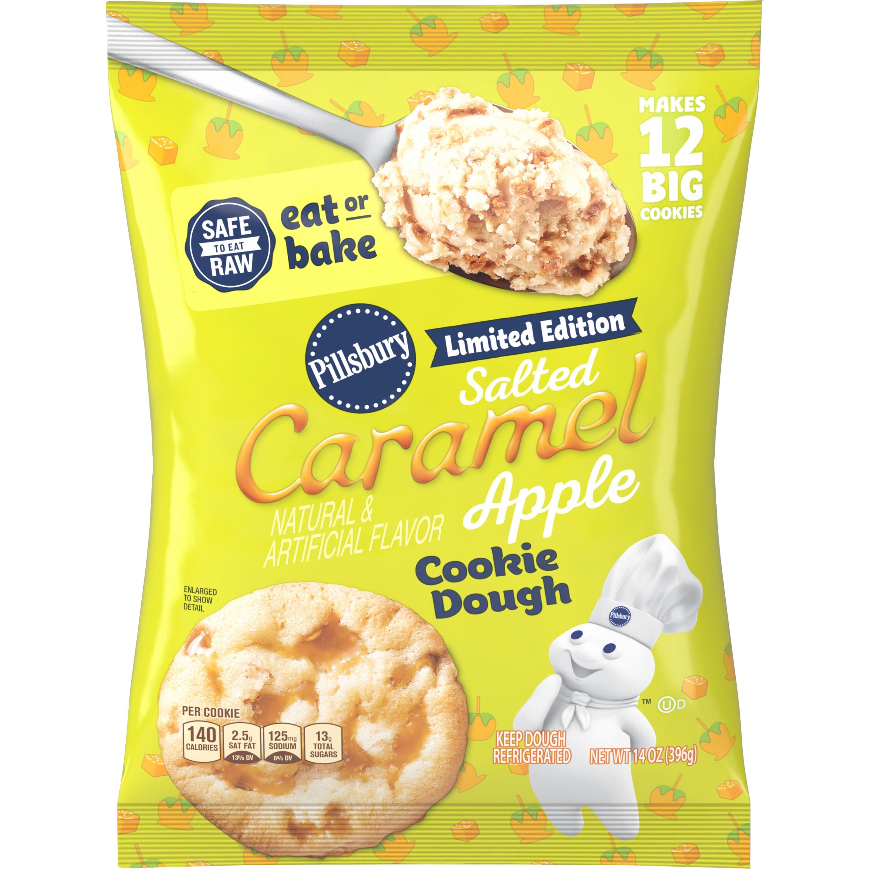 Pillsbury™ Ready to Bake!™ Limited Edition Salted Caramel Apple Cookie Dough - Front