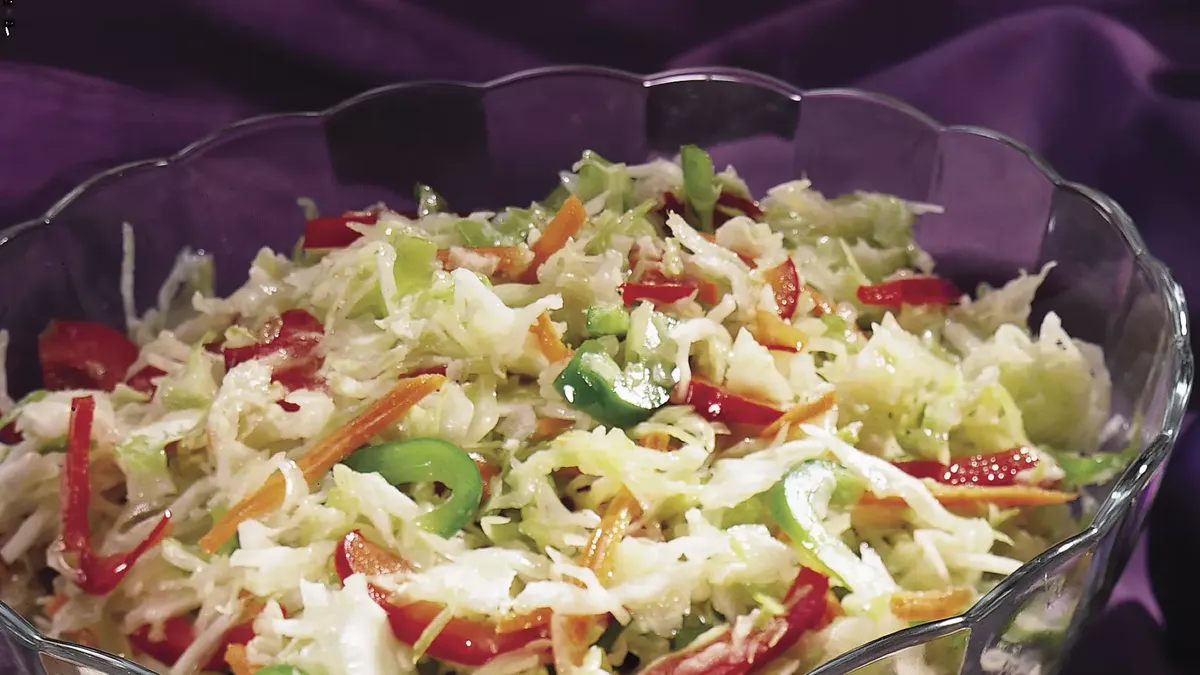 Festive Coleslaw with Citrus Vinaigrette