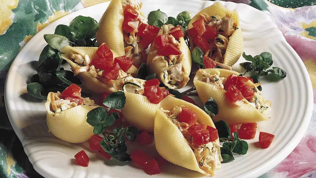 Tuna-Stuffed Shells