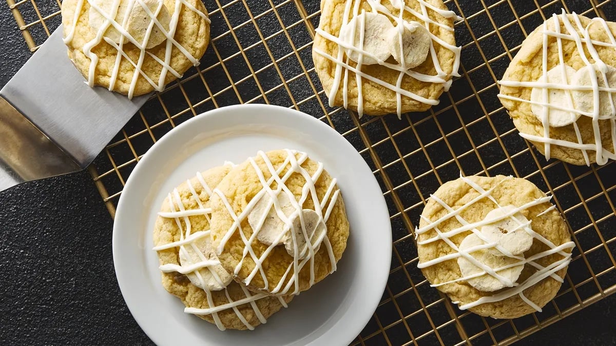 3-Ingredient Banana Bread Cookies